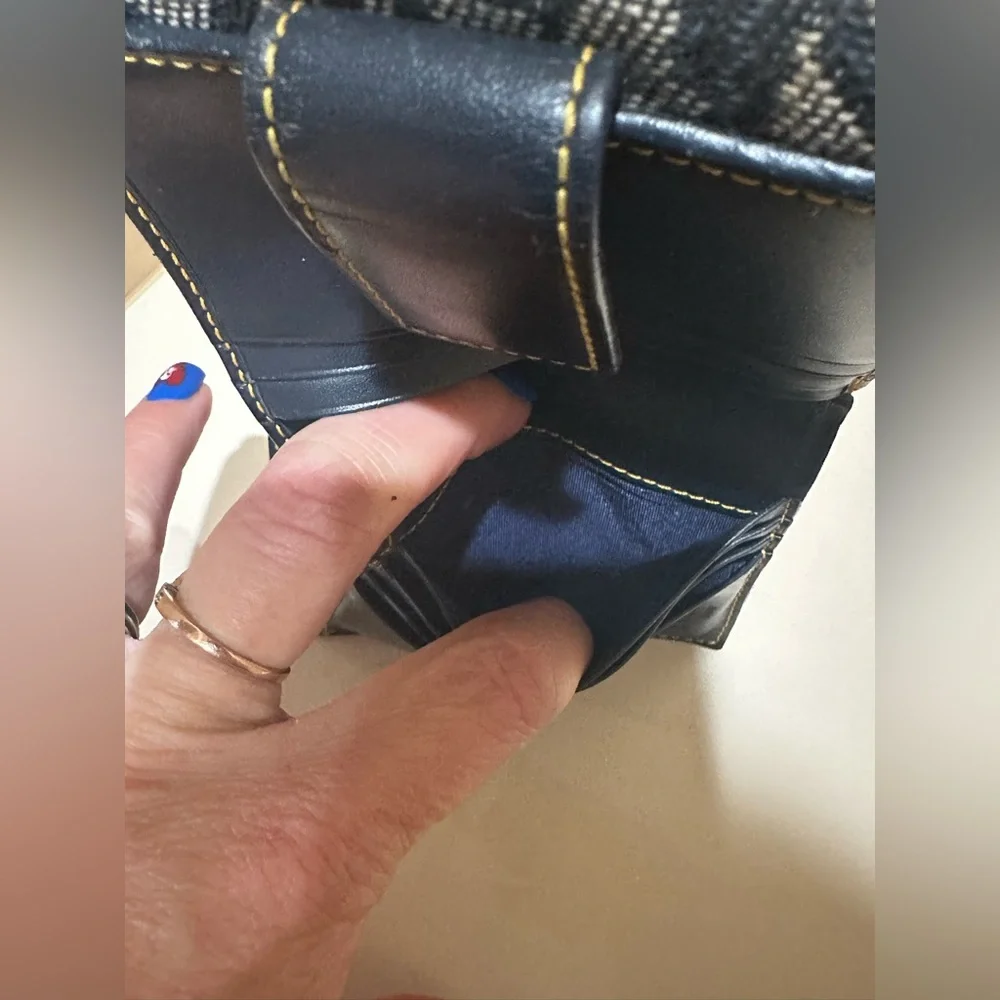 Christian Dior Navy Trotter Saddle Bifold Wallet